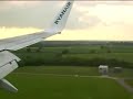 Ryanair Landing London Stansted Airport Boeing 737