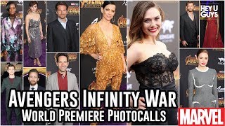 Avengers Infinity War World Premiere Photocalls