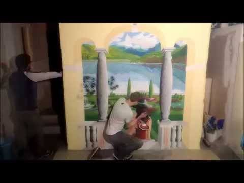 how to paint a trompe l'oeil