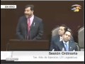 Gerardo Fernández Noroña en la comparecencia de Javier Lozano
