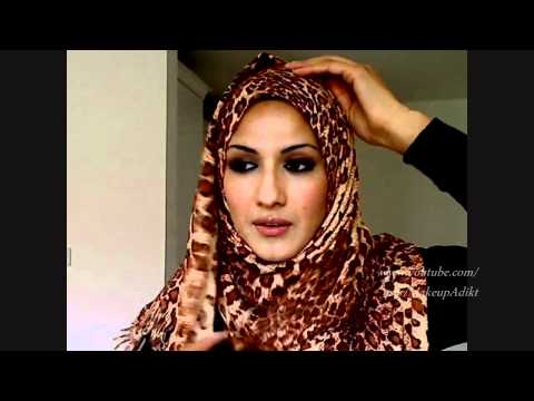 how to fasten hijab