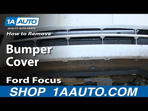 How To Remove Install Front Bumper Cover Ford Focus