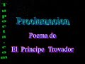 tupoeta com proclamacion poemas de el principe trovador