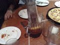 vikram had created a bigger cocktail when yudi had only made a cocktail in a small glass..so vikram made it in a pitcher.