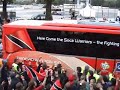 soca warriors leaving st. pauli stadium
