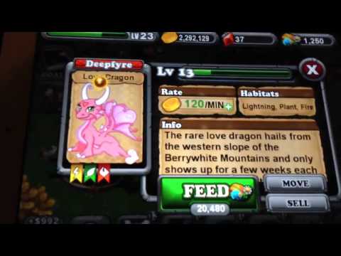 how to get a love dragon in dragonvale