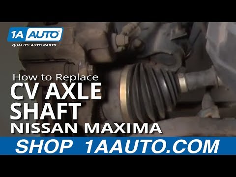 How To Install replace Worn Ripped RH CV Joint Axle 2002-03 Nissan Maxima Infiniti I30