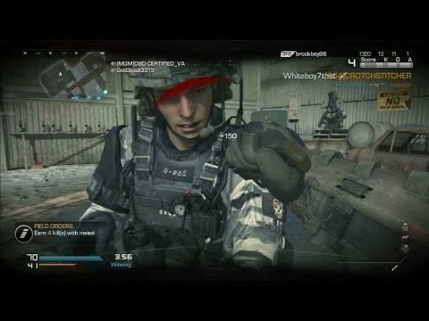 Call of Duty: Ghosts TDM ShotGun and Maniac Juggernaut Killstreak Multiplayer Gameplay