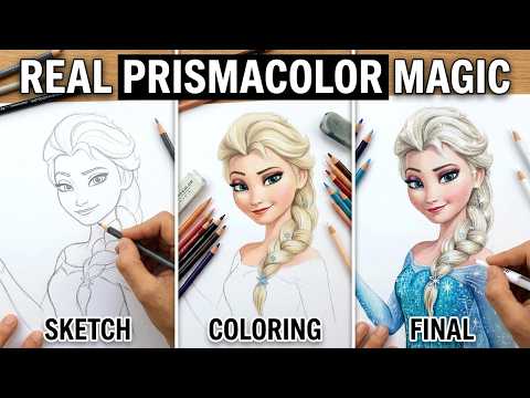 how to draw queen elsa