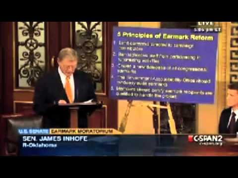 Senator James Inhofe Agrees with CREW on Earmarks