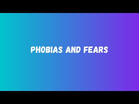 Phobias & Fears and how Hypnotherapy can help