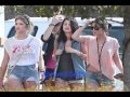 Selena Gomez, Ashley & Vanessa (Spring Breakers Cast Returns To Hotel) (March 1- Pictures)
