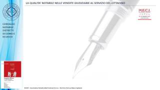 M.E.C.I. 2017 - Presentazione dell'Associazione Notarile della Provincia di Lecco