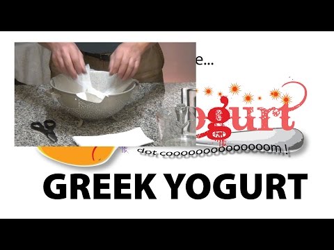 how to drain greek yogurt