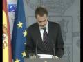 Zapatero:''Perseguiremos sin descanso a los autores del atentado