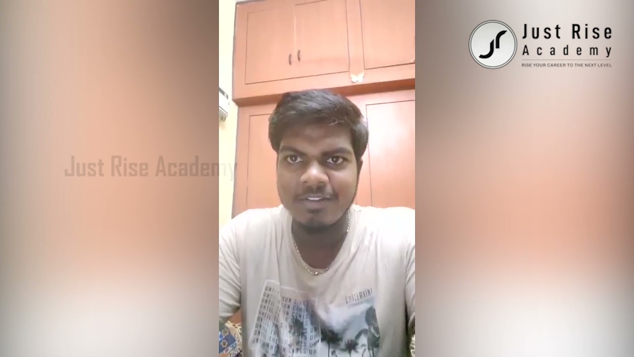 Feedback Mr.Kamalesh Kumar @KamalByte | Video Editing  | Just Rise Academy