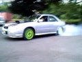 MY 05 STi GT37r RWD Burnout..
