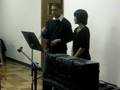 Azela and Luis singing Satisfied pt 2