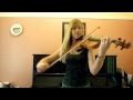 Lara plays the 'Halo' theme on violin