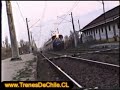 www.TrenesDeChile.CL - AEZ-41 procedente de Chillán pasando por Linderos con destino a Santiago.21 de mayo de 1995.