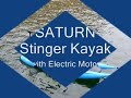 inflatble catamaran stinger with electric engine