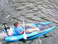 Inflatble Catamaran Stinger with Electric Engine