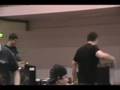 LewieP gives Chris Taylor a hi5 @ Pre-PAX Dinner