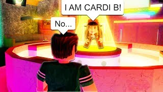 Gross Girl Thinks She S Cardi B In Roblox Minecraftvideos Tv