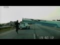 Amazing video of a crash landing on motorway Amazing video of a crash landing on motorway