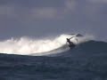 Surfing quad fin fish in fiji