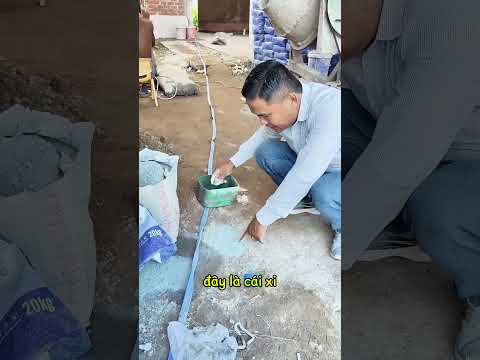 Đừng ai hỏi xi măng không thấm thì làm sao mà trộn nhé.