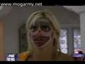 Anna Nicole Smith Clown Make up Pregnant Scary