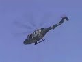 Soldiers Abseil From A Lynx Helicopter