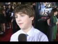 Sterling Beaumon being interviewed at Astro Boy Movie Premiere