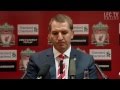 Brendan Rodgers meets the press