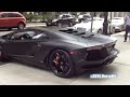Been busy lately but thought I would share this quick video on the Nero Nemesis Lamborghini Aventador tight squeeze on exit. The driver is amazingly talented.. Everyone knows how tough it is to see out the rear but he parks this beast like a BOSS! Love the rev at the end as well. Going to hit Gumbal, so stay tuned. Hope to have some awesome footage for you all soon. Cheers! Like us on Facebook: wwww.facebook.com Photoshoot: razzi.me & razzi.me
