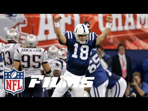 Video: #8 Peyton Manning Finally Beats Tom Brady | Top 10 Playoff Finishes | NFL Films