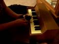 my guiena pig playing the piano