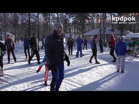лыжные гонки - Точнее - это первенство центра России по лыжным гонкам среди любителей. 26-27 января 2013. Калуга. Трасса в