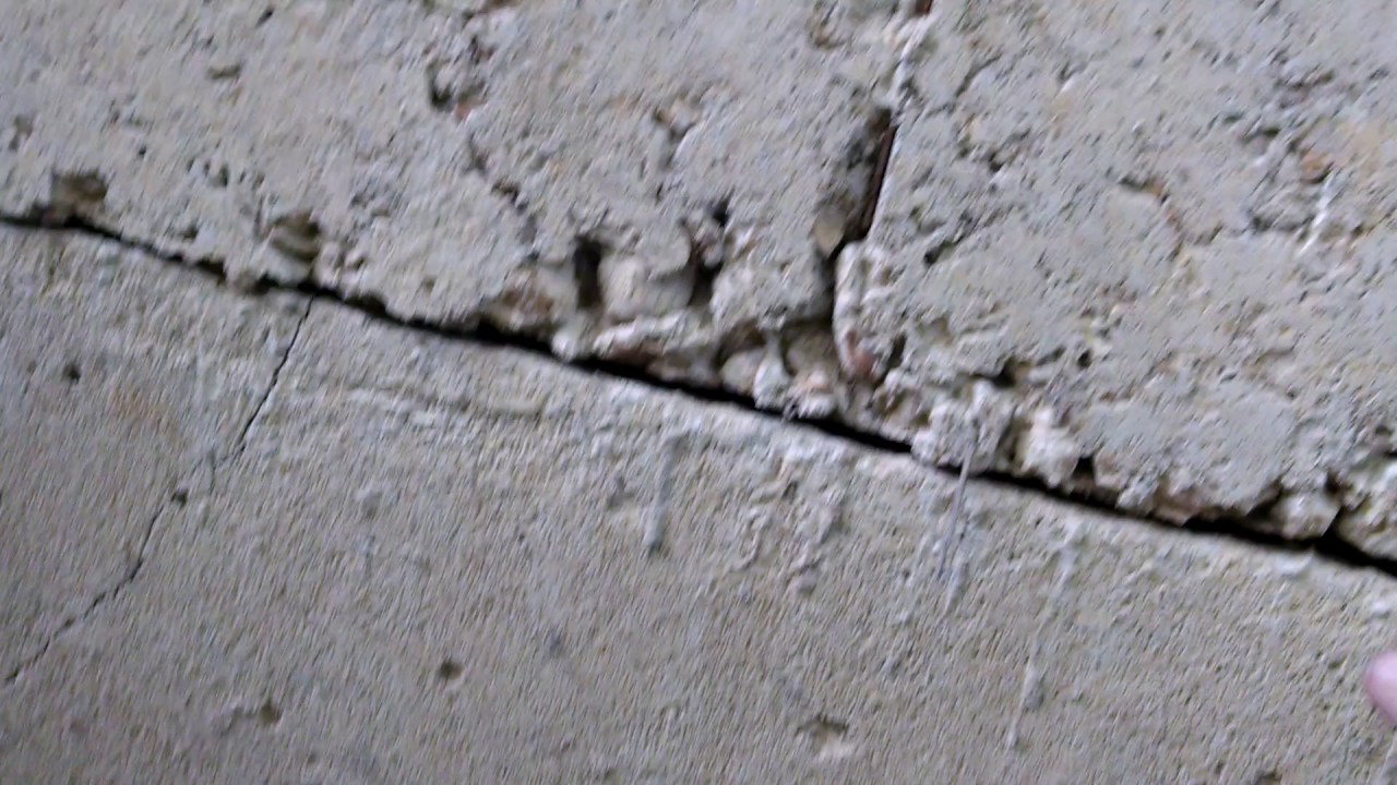 Cold joint on the Foundation wall, Galloway Building Services