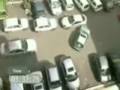 Woman driver trying to park her car