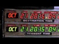 Video for real date on back to the future car