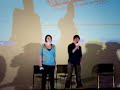 gerard canonico and emma hunton performing don't do sadness/blue wind from spring awakening.  this was at the sirius live on broadway event hosted by seth rudetsky on sept. 24, 2008.

sorry i missed the last five seconds, my memory card was full.