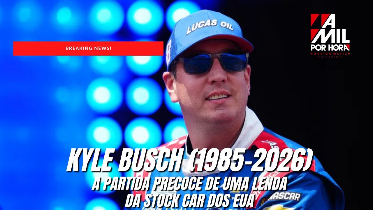 BREAKING NEWS | URGENTE! MORRE KYLE BUSCH, LENDA E BICAMPEÃO DA NASCAR