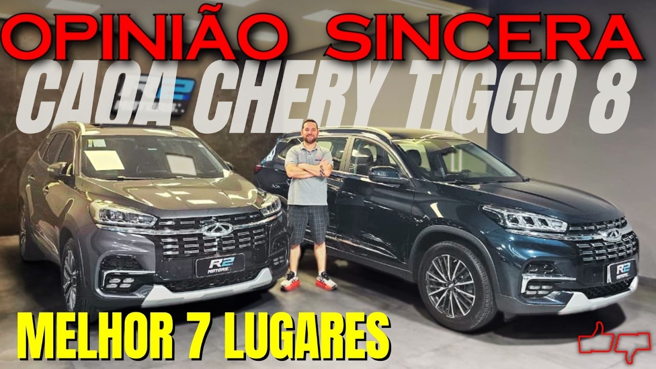 CAOA Chery Tiggo 8 USADO é boa escolha? Defeitos, problemas, PREÇO, consumo. Vale a Pena? 7 lugares