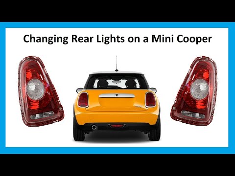 How to change rear lights in BMW Mini