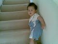 Edmond goes up the stairs