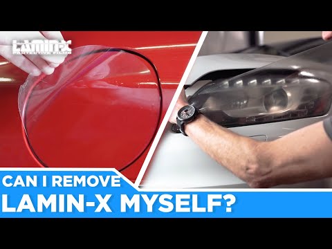 how to remove lamin-x film