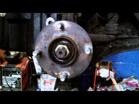 HOW TO INSTALL A WHEEL BEARING ON A NISSAN PART 2