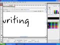 Handwriting flash cs3 tutorial